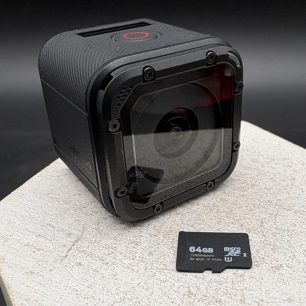 GoPro HERO4 Session 1080p Action Camera + 64GB microSD Card Tested Working